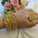 Handmade bangles latest design new gold color
